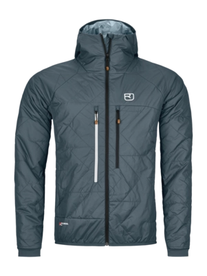 Skijacke Ortovox Swisswool Piz Boe Jacket Herren Dark Arctic Grey