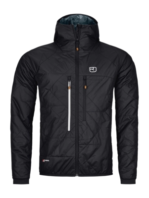 Ski Jacket Ortovox Men Swisswool Piz Boe Jacket Black Raven
