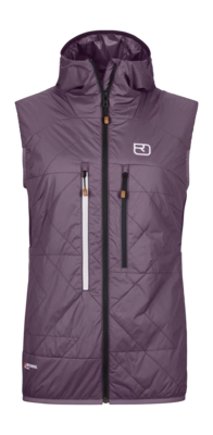 Weste Ortovox Swisswool Piz Boe Vest Damen Wild Berry
