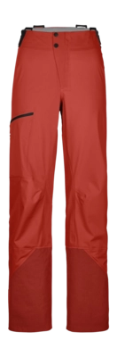 Pantalon de Ski Ortovox Femme 3L Ortler Pants Sunset Orange