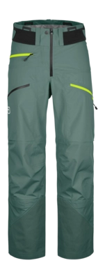 Skibroek Ortovox Men 3L Deep Shell Pants Arctic Grey