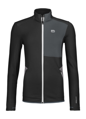 Sweatjacke Ortovox Fleecejacket Damen Black Raven