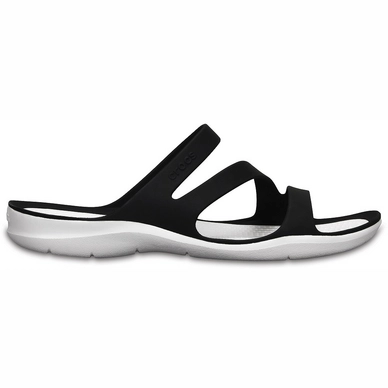 Slipper Crocs Women Swiftwater Sandal Black/White