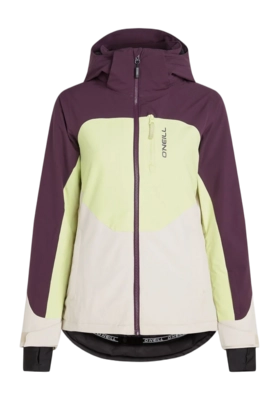 Veste de Ski O'Neill Femme Carbonite Aubergine Colour Block