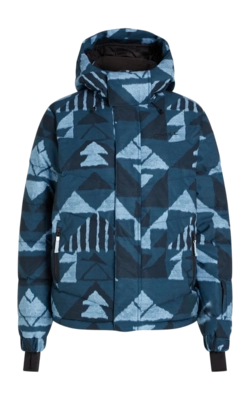Ski Jacket O'Neill Women Z.E.N. Puffer Hybrid Blue Triangle Ikat