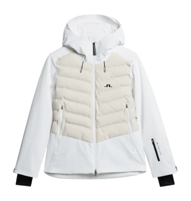 Skijacke J.Lindeberg Hedwig Jacket Damen Moonbeam / White