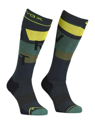 Ski socks Ortovox Men Freeride Long Socks Cozy Black Steel