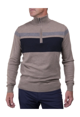 Trui KJUS Men Stripe HZ Almond
