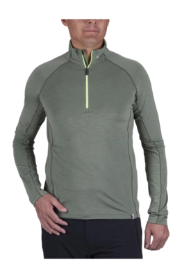 Pull de Ski KJUS Homme Dispatch Midlayer HZ Green Smoke