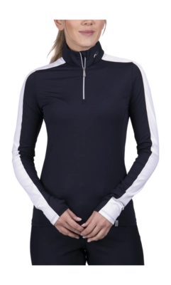 Pull de Ski KJUS Femme Race 2.0 Midlayer HZ Deep Space/White