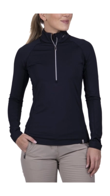 Pull de Ski KJUS Femme Trace 2.0 Midlayer HZ Deep Space