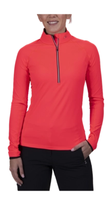 Pull de Ski KJUS Femme Trace 2.0 Midlayer HZ Hibiscus