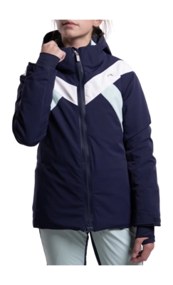 Ski Jacket KJUS Girls Powder Atlanta Blue/Mist