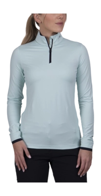 Pull de Ski KJUS Femme Feel Midlayer Half-Zip Mist
