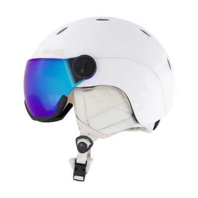 Skihelm Sinner Titan Visor Matte White 2024