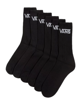 Sok Vans Men Classic Crew Black (3 pack)