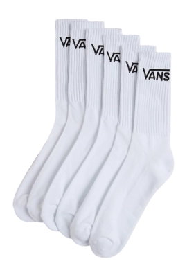 Chaussettes Vans Homme Classic Crew White (Lot de 3) 24