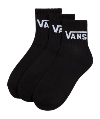 Socken Vans Classic Half Crew Kinder Black (3er Pack)