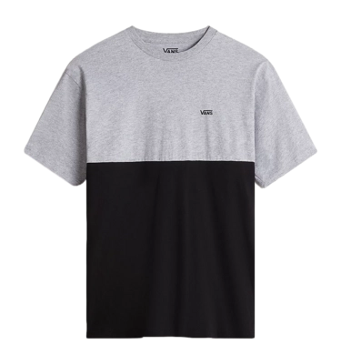 T-Shirt Vans Colorblock Tee Herren Athletic Heather/Black