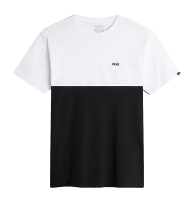 T-Shirt Vans Colorblock Tee Herren Black/White