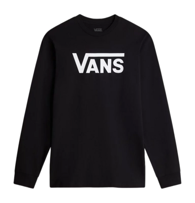 T-Shirt Vans Classic Ls Herren Black/White