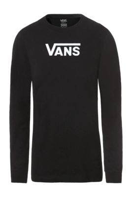 T-Shirt Vans Flying V Classic Ls Bff Damen Flying V Black