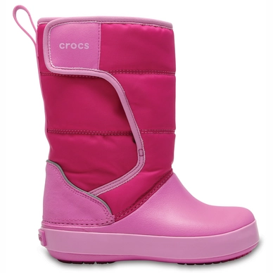 Snowboot Crocs Lodgepoint Kids Candy Pink Party Pink