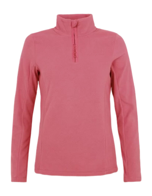 Pull de Ski Protest Femme MUTEZ 1/4 Zip Top Rose Dust