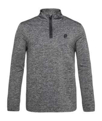 Pull de Ski Protest Homme Rewill 1/4 Zip Active Top Dark Grey Melee