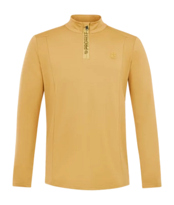 Skipullover Protest Rewill 1/4 Zip Aktiv Top Herren Cab Yellow