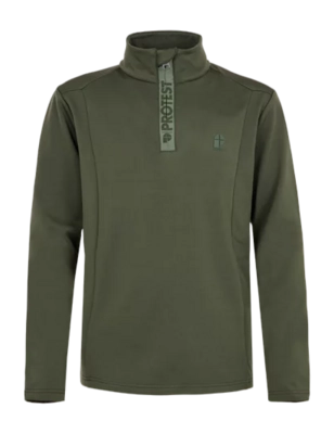 Skipullover Protest Rewillowy Jr 1/4 Zip Active Jungen Thyme