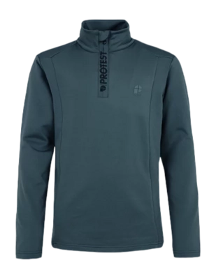 Pull de Ski Protest Garçon Rewillowy Jr 1/4 Zip Actif Yale Blue
