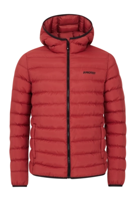 Jacket Protest Men Prtbasso Outdoor Pufferjacket Child Red