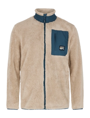 Vest Protest Men Prtload Outdoor Fullzip Bamboo Beige