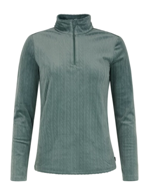 Skipully Protest Women Prtgail 1/4 Zip Evergreen
