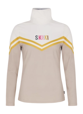 Ski Sweatshirt Protest Women Prtmerci 1/4 Zip Bamboo Beige
