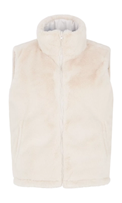 Bodywarmer Protest Women Prtbomb Teddy Kit Offwhite