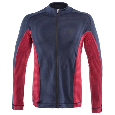 Ski vest Dainese HP1 Mid Full Zip Black Iris Chili Pepper