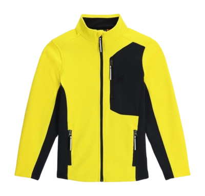 Veste Polaire Spyder Garçon Bandit Acid Yellow