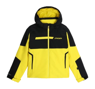 Ski Jacket Spyder Boys Challenger Acid Yellow