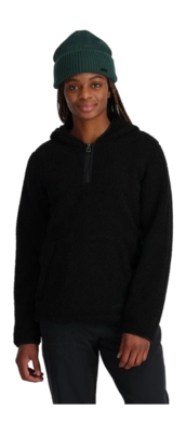 Hoodie Spyder Women Cloud Fleece Black