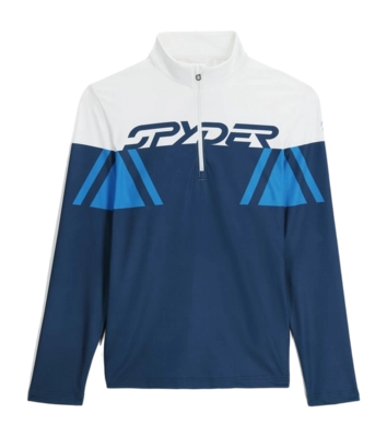 Ski Sweatshirt Spyder Men Podium Half Zip True Navy