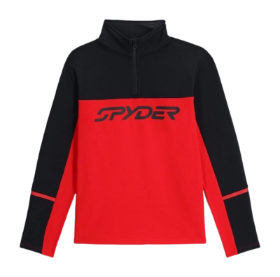 Ski Sweatshirt Spyder Men Speed Fleece Half Zip Spyder Red