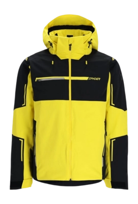 Skijacke Spyder Titan Jacket Herren Acid Yellow Black