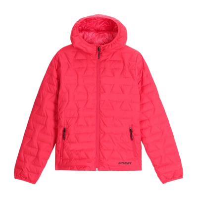 Jas Spyder Women Zenith Hooded Down Prism Pink