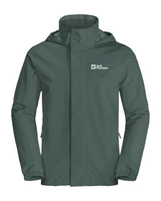 Jacke Jack Wolfskin Stormy Point 2L Herren Grey Olive
