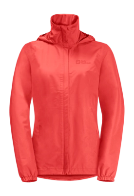 Jacke Jack Wolfskin Stormy Point 2L Damen Vibrant Red