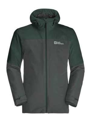 Jas Jack Wolfskin Men Glaabach 3 In 1 Slate Green