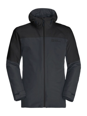 Veste Jack Wolfskin Homme Glaabach 3 In 1 Black 6001
