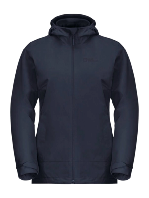 Jacket Jack Wolfskin Women Moonrise 3 in 1 Night Blue